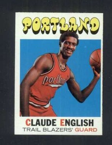 1971-72 Topps #46 Claude English NM/NM+ Blazers 127090
