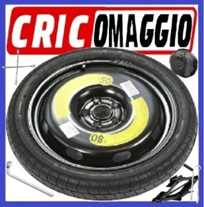 Ruotino Chevrolet Trax Ruota di Scorta kit Cric Chiave Sacca OMAGGIO Crick - Foto 1 di 9