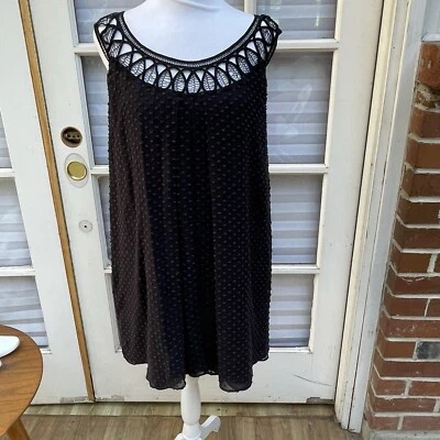 Minivestido Temperley London negro Swiss Dot seda, talla 4 Reino Unido 8 Foto 1 de 4