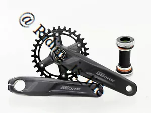 New Shimano Deore FC-M5100-1 Crankset 1x10/11-speed 30T/32T/170mm/175MM BB52  - Picture 1 of 6