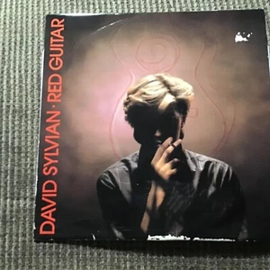 DAVID SYLVIAN RED GUITAR 1984 U.K 12” SINGLE VIRGIN PRINT VINTAGE VINYL 2TRX - Picture 1 of 13
