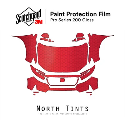 3M PRO Series PreCut Paint Protection Clear Bra PPF for Honda Ridgeline 21-2026 - Image 1 of 4