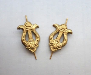 2 DDR Musiker Auflagen für NVA Stasi NVA Grenztruppen Uniform - Schulterstücke - Bild 1 von 3