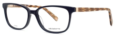 Gafas ovaladas para mujer LIZ CLAIBORNE L631 0FX8 marrón marino perla 52-16-135 B:37 Foto 1 de 4