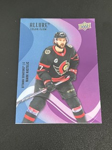 2022-23 Upper Deck Allure Mark Kastelic RC Rookie Flow Blue Purple Parallel SP