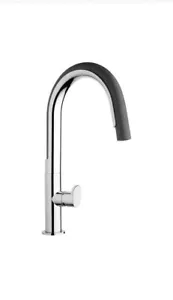 Franke 115.0567.551 Valdo Pull Out Kitchen Tap in Chrome / Anthracite - Picture 1 of 5