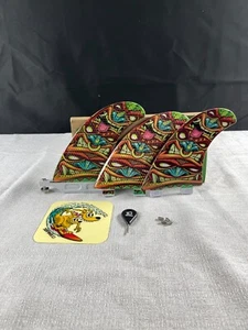3DFINS Multicolor GoHard Clásico Base Aleta Única y Aletas Laterales FCS1 Para Tablas de SUP - Imagen 1 de 12