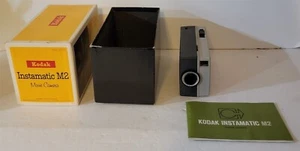 Vintage Kodak Instamatic M2 Movie Camera D32 w/Box & Manual Untested Prop Parts - Picture 1 of 13