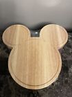 Mickey Mouse wooden cheeseboard and stainless steal tool set