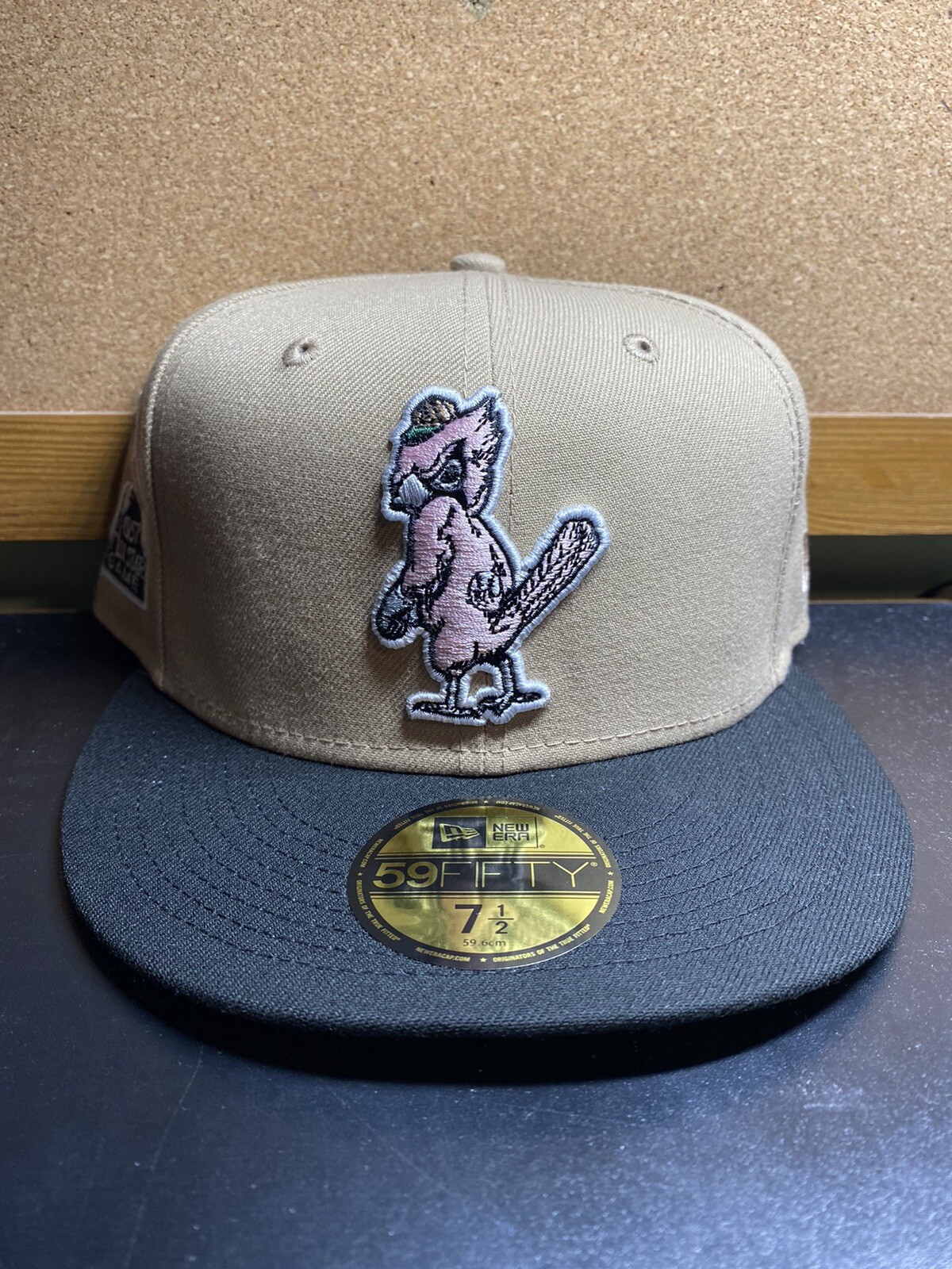 2 Tone Exclusive Sandy Cheeks St Louis Cardinals New Era Fitted Hat 7 1 2 Ebay