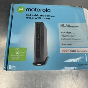 Modem Motorola MG7315-10 343Mbps. modem via cavo 8x4. Usato - Foto 1 di 4