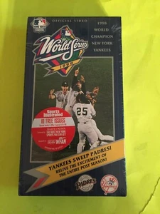 1998 World Series VHS New York Yankees San Diego Padres - New - Sealed - Imagen 1 de 1