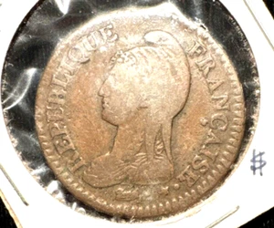 France L'AN7 Decime KM 644.1 VF - Picture 1 of 2