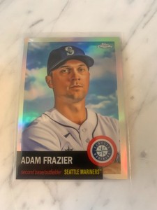 Adam Frazier Refractor 2022 Topps Chrome Platinum Anniversary Card #141 Mariners
