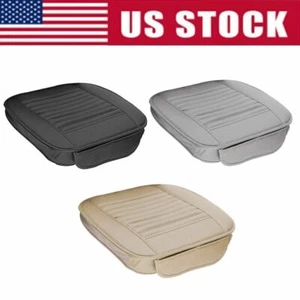 Universal Car Front Seat Cover Breathable Leather Pad Cushion Surround Protector - Picture 1 of 25
