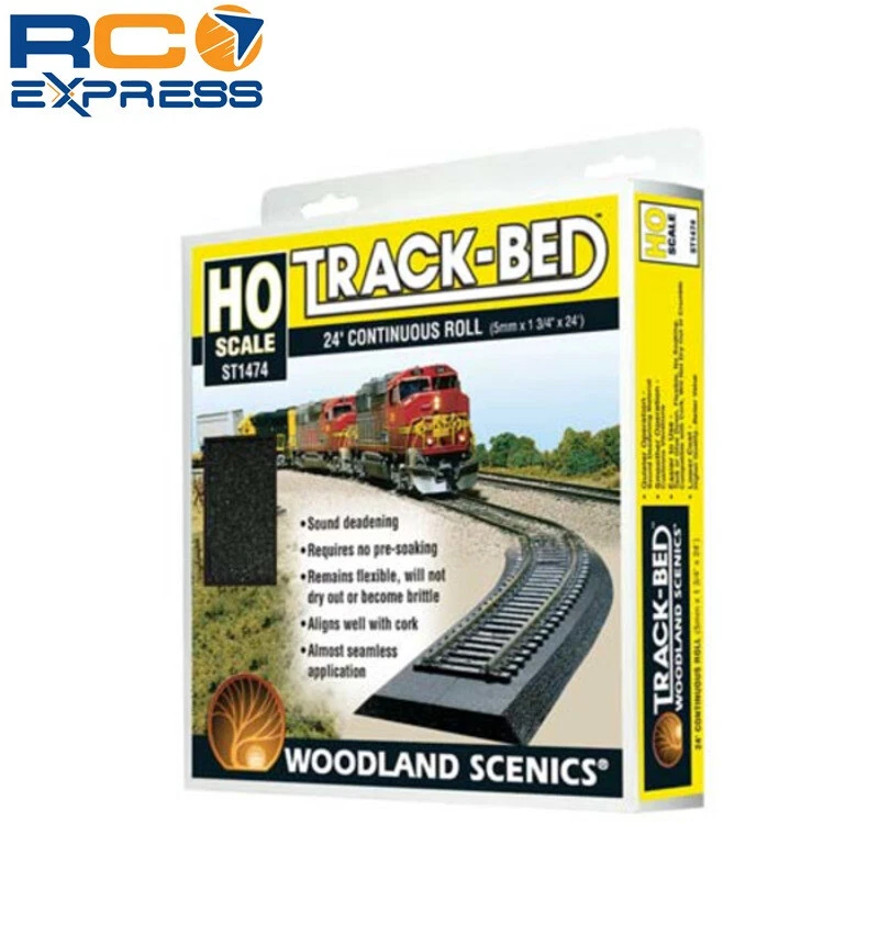 Woodland Scenics Ho Track-Bed 24` Roll WOOST1474 - Image 1 of 1