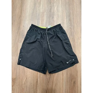 Pantalones Cortos para Correr Nike Dri Fit Para Hombres XL Forrados Negros Ligeros Gimnasio Atlético - Imagen 1 de 9