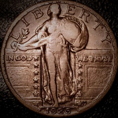 1926 Standing Liberty Quarter - Choice VF, Toned - 25C - Image 1 of 2