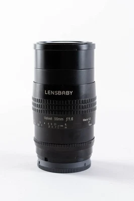 Lensbaby Velvet 56mm f/1.6 Macro Lens – Sony E Mount – Fully Functional - Image 1 of 4