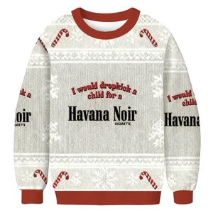 I Would Dropkick A Child For A Cigarette Ugly Christmas Sweater, Ugly Sweater - Bild 1 von 4