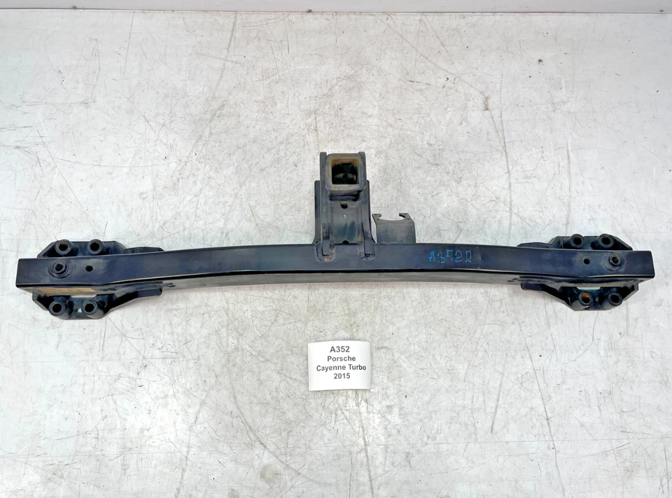 ✅ Barra de refuerzo de enganche de remolque trasero 11-18 OEM Porsche Cayenne Turbo 958 Foto 1 de 4