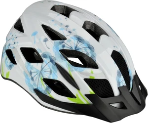 Adulti Urban Flowers Casco Da Bici, Blu/Bianco/Verde, S/M - Foto 1 di 12
