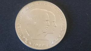 MONACO 100 FRANCHI 1982 ARGENTO - Foto 1 di 2