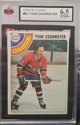 78-79 Topps Yvan Cournoyer KSA 6.5 🚨🚨🚨 Montreal Canadiens - Image 1 of 2