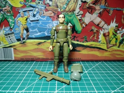 GI Joe Zap 1982 Vintage ARAH Brazo Recto Bazooka Casco Mochila Envío Gratuito Foto 1 de 4