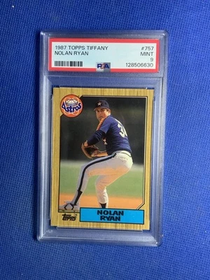 1987 TOPPS TIFFANY NOLAN RYAN #757 * ASTROS * HOF * MINT PSA 9 - Image 1 of 2