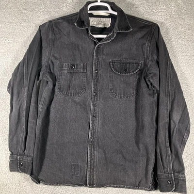 Rogue Territory RGT Field Shirt Men Small Faded Black Nihon Menpu Selvedge Denim - Image 1 of 4