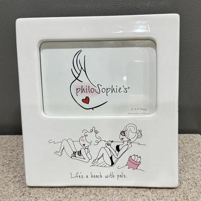 Enesco philoSophie's Joanna Alberti Frame 6”x4” Photo Life’s A Beach With Pals - Image 1 of 4