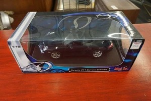 1/18 Maisto 1984 Porsche 911 Carrera Cabriolet Black (14151) New Open Box - Picture 1 of 7