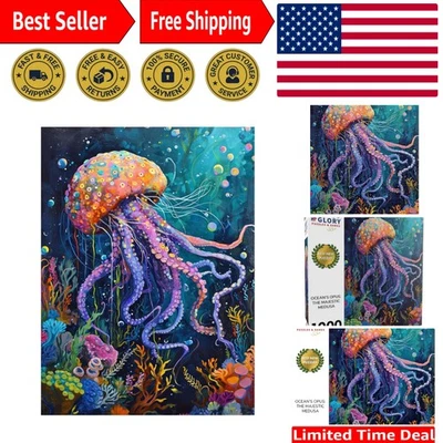 Artistic Ocean's Opus Puzzle - The Majestic Medusa 1000-Pieces for Adults - Image 1 of 4