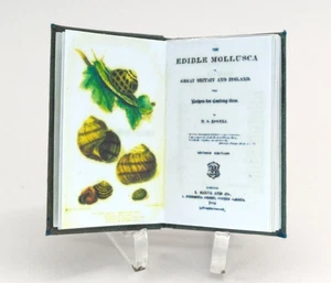 Puppenhaus Maßstab 1:12 Buch, essbare Weichtiere von G.B & Ire, gefertigt von Ken Blyth - Bild 1 von 10