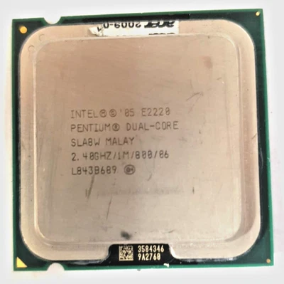 Intel Pentium Dual-Core 2.40GHz 1MB Cache FSB 800 – Usato/Used – Testato/Tested  - Immagine 1 di 2