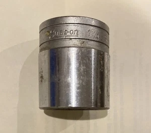 SNAP -ON, SW-401, 1-1/4" 12 Point, 1/2" Drive, Shallow Socket, E Series - Foto 1 di 8