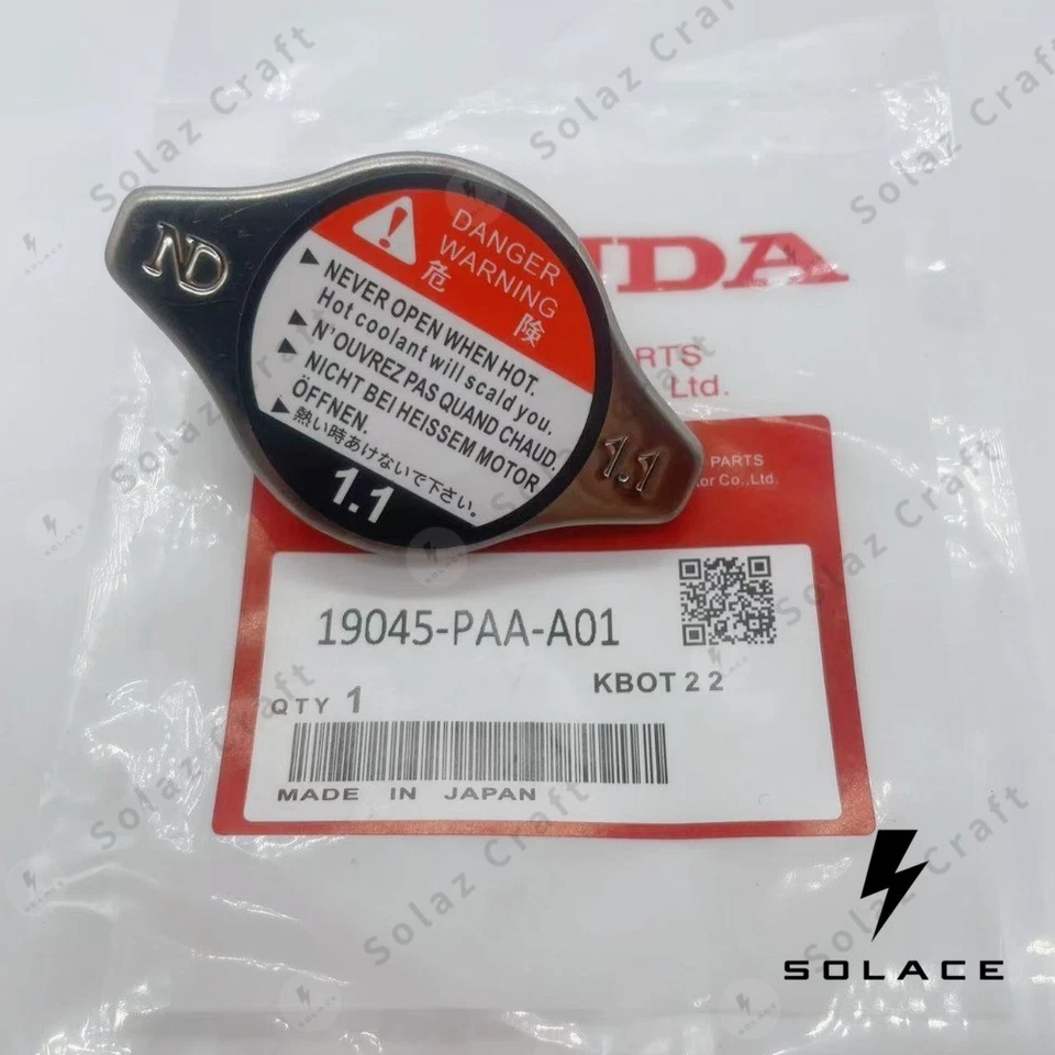 NUEVO Tapa de radiador de refrigeración para Honda Accord Civic y Acura CL TL MDX 19045-PAA-A01 Foto 1 de 4