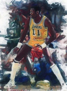 Bob Mcadoo LA Lakers Edward Vela Card #/50 Artist Signed Autograph Auto - Picture 1 of 2