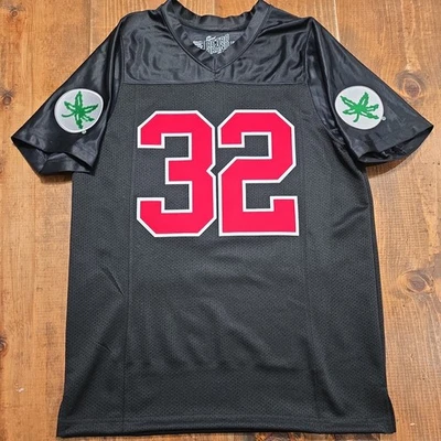 Camiseta deportiva negra de la NCAA Ohio State Buckeyes Treveyon Henderson para hombre pequeña marca retro Foto 1 de 4