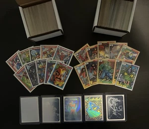1990 & 1991 Impel Marvel Universe Complete Base Sets w/all 5 1990 Holograms (B) - Picture 1 of 13