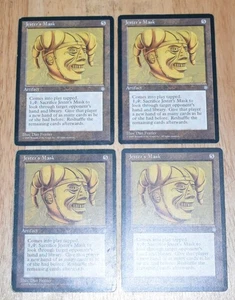 MTG 4x JESTERS MASK Magic The Gathering Card - Foto 1 di 2