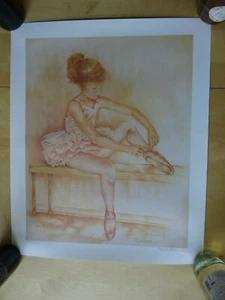 Young Ballerina Print by Beverly Reordan (Signed and Numbered) - Picture 1 of 6