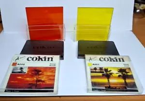 2x Cokin A001 Yellow and ,A002 Orange filters Cokin Sereis A --M18 - Picture 1 of 3