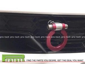 2014-2017 Chevrolet Chevy Corvette C7 "RED" Aluminum Forge Front Tow Hook Bar - Bild 1 von 5