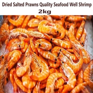 Getrocknete gesalzene Garnelen Qualität Meeresfrüchte gut Garnelen lecker Fisch Ceylon frisch 2kg - Bild 1 von 6