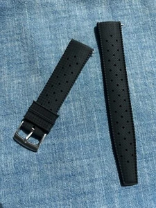 Vulcanized Rubber Tropical Watch Strap - Picture 1 of 31