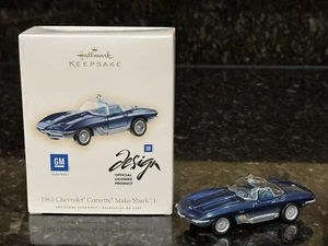 2007 Hallmark 1961 Chevrolet Corvette Mako Shark I Die-Cast Metal Ornament - Bild 1 von 18