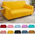 Elastic Solid Color Armchair Cover Sofa All-inclusive Couch Cover 1 2 3 Seater