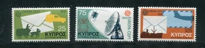 Chipre 513-515 Mail Coach, antena parabólica, juego de estampillas a reacción MNH 1979 Europa - Imagen 1 de 4